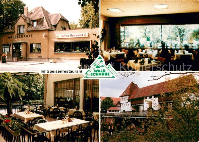 Stahnsdorf Waldschaenke Speiserest. Teilansichten