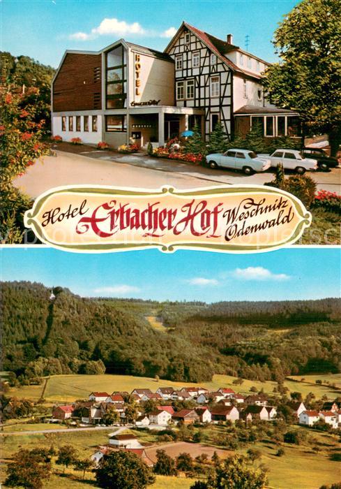 Fuerth Odenwald Hotel-Pension Erbacher Hof Aussenansicht Weschnitz