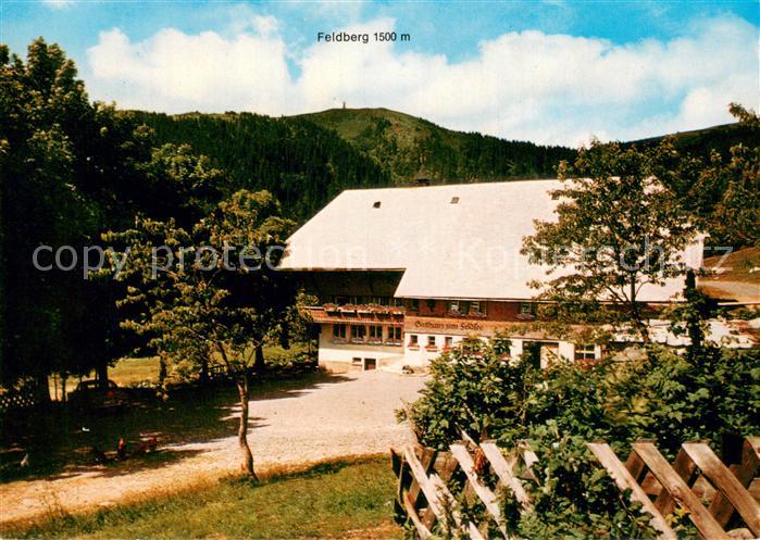 Feldberg 1450m Schwarzwald Raimartihof Gasthaus Zum Feldsee Aussenansicht m. Fel