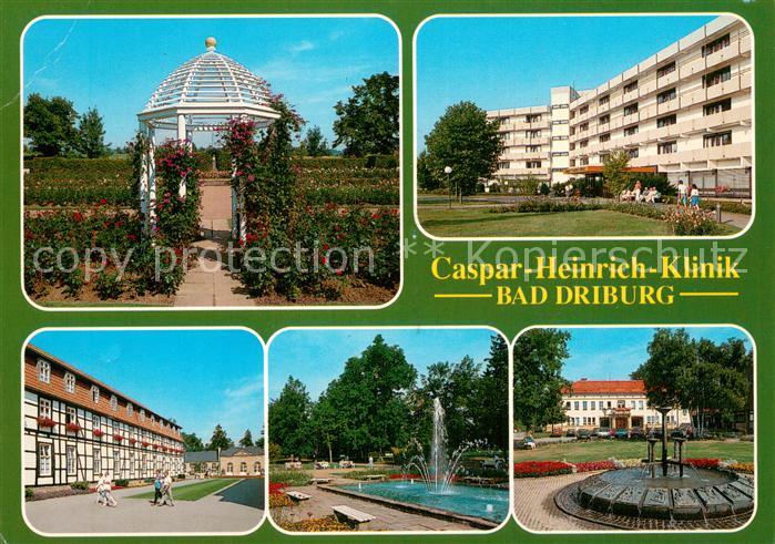 Bad Driburg Caspar-Heinrich-Klinik Teilansichten m. Gruenanlagen