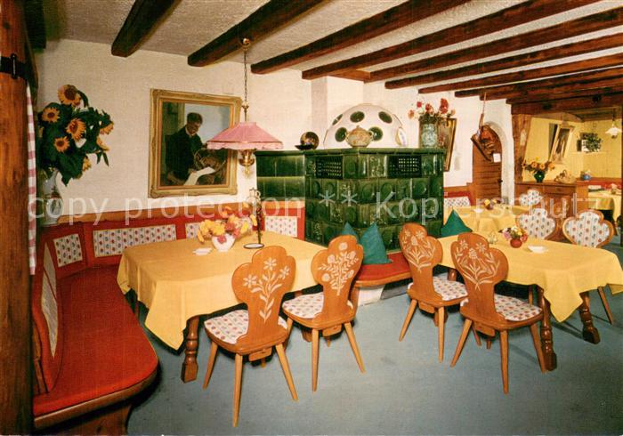 Sonthofen Oberallgaeu Sonnealp Stube Innenansicht