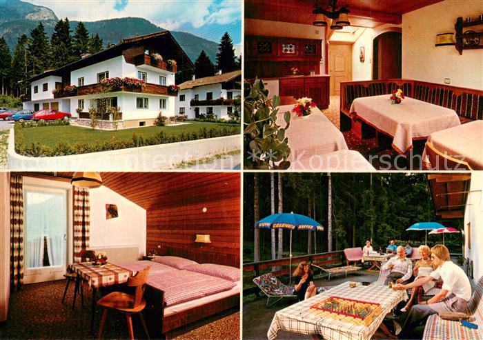 Muenster Tirol Gaestehaus am Waldesrand Ferienwohnungen Terrasse