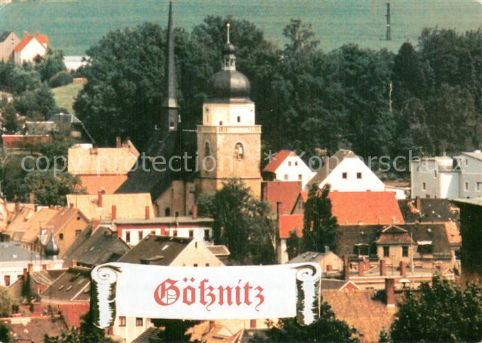 Goessnitz Schmoelln Teilansicht m. Kirchturm