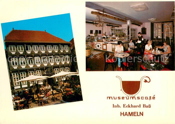 Hameln Weser Museumscafe Innen- u. Aussenansicht