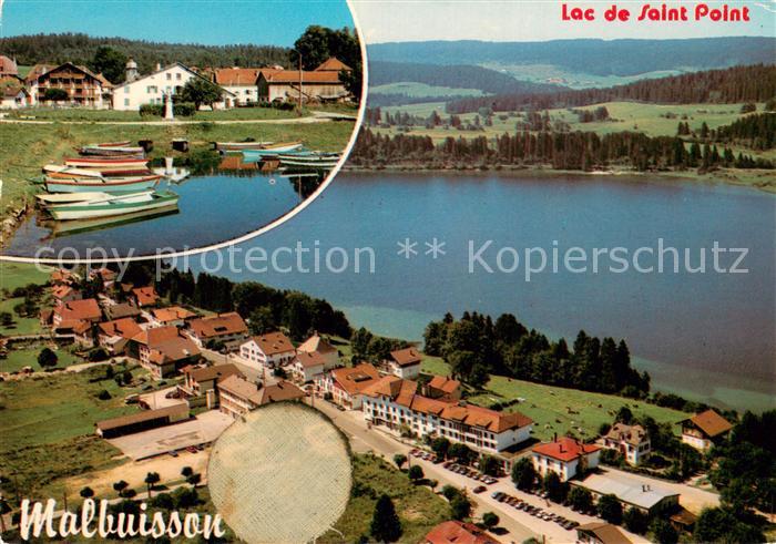 Malbuisson Doubs Fliegeraufnahme lac de Saint Point