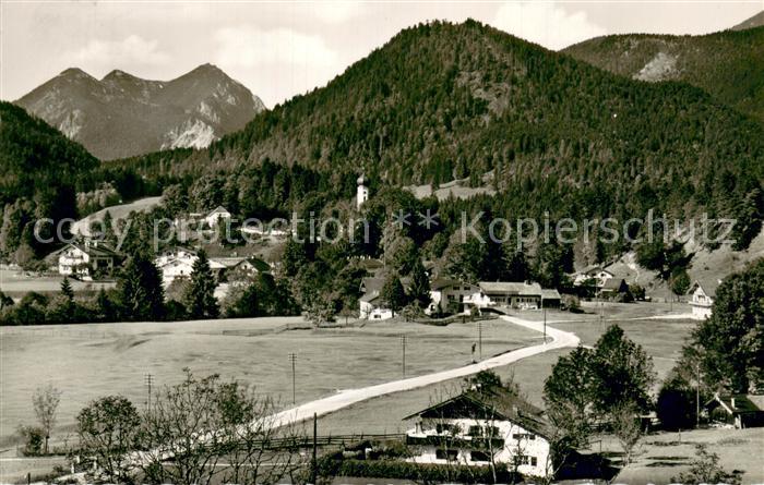 Jachenau Blick auf Herzogstand