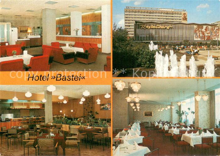 DRESDEN Elbe Interhotels Hotel Bastei Empfangshalle Restaurant