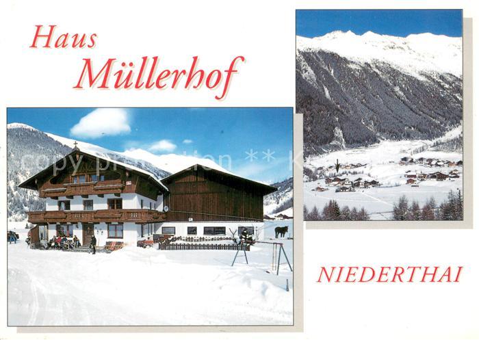 Niederthai oetztal Tirol Gaestehaus Pension Haus Muellerhof Winterlandschaft Alp