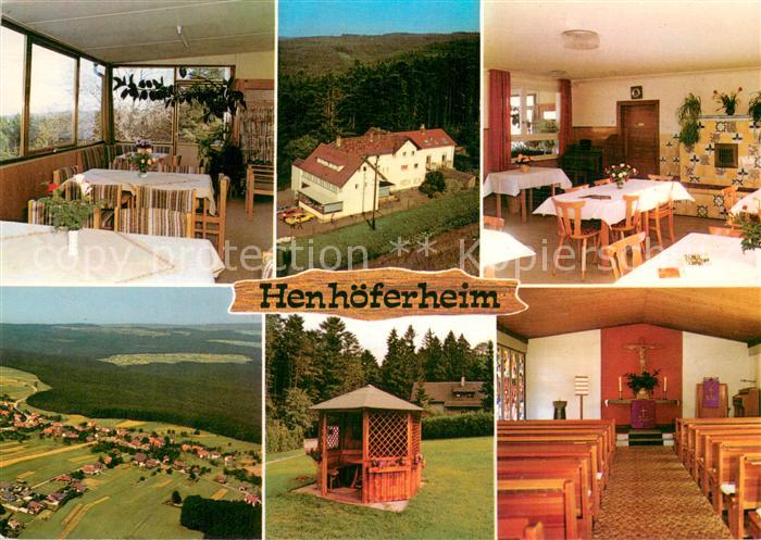 Neusatz Bad Herrenalb Henhoeferheim Freizeitheim im Schwarzwald Luftbild