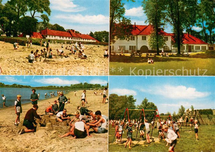 Moorwerder Freiluftschule und Schullandheim Kinderspielplatz Strand