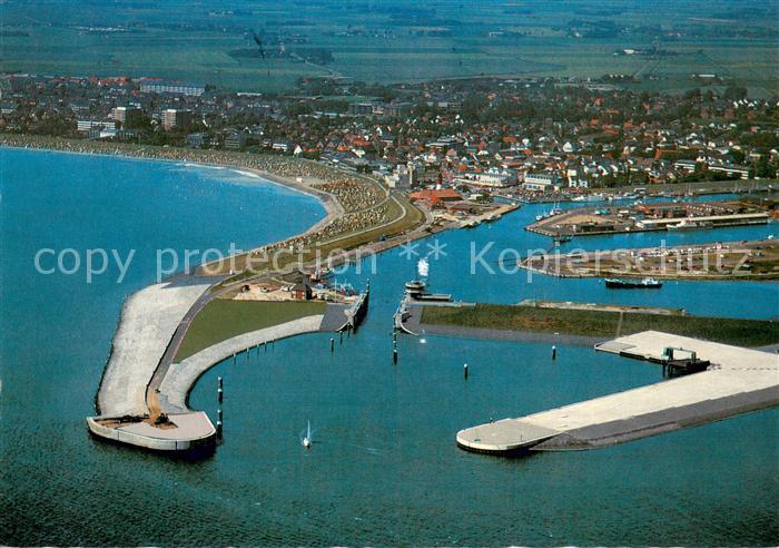 Buesum Nordseebad Hafeneinfahrt