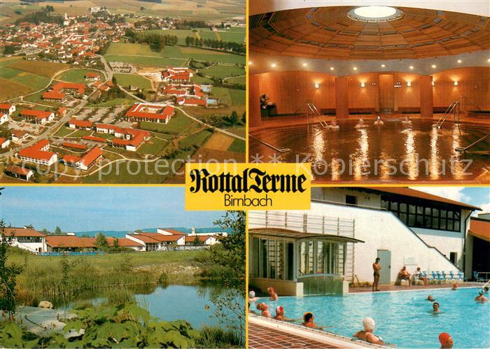 Birnbach Rottal Rottal Terme Thermalbad Teich Luftbild