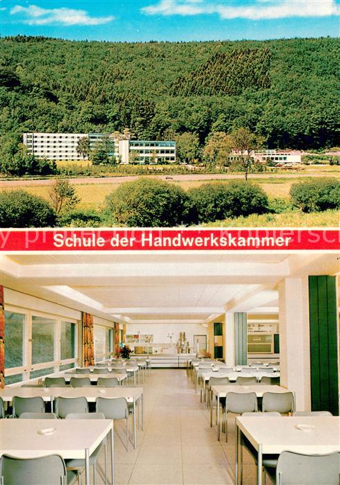 Arnsberg Westfalen Schule der Handwerkskammer Speisesaal