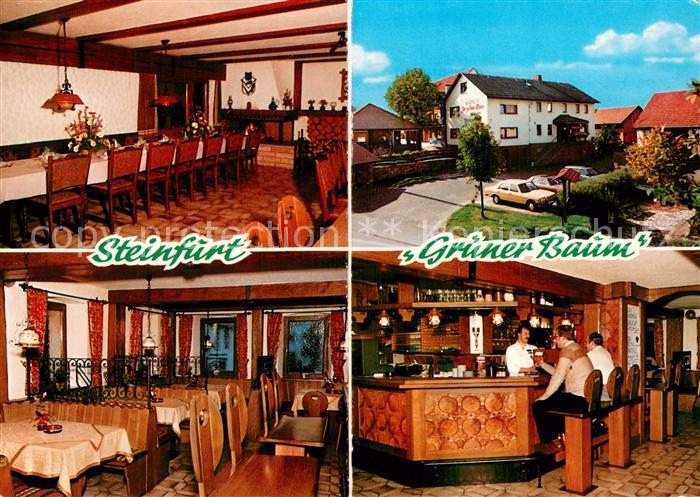 Steinfurt Kuelsheim Speisegaststaette Gruener Baum Gastraeume Bar