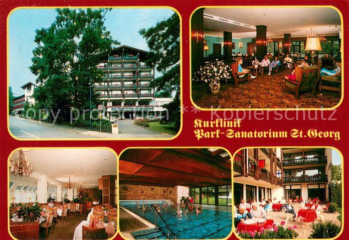 Bad Soden-Salmuenster Kurklinik Park Sanatorium St Georg Gastraeume Hallenbad Te