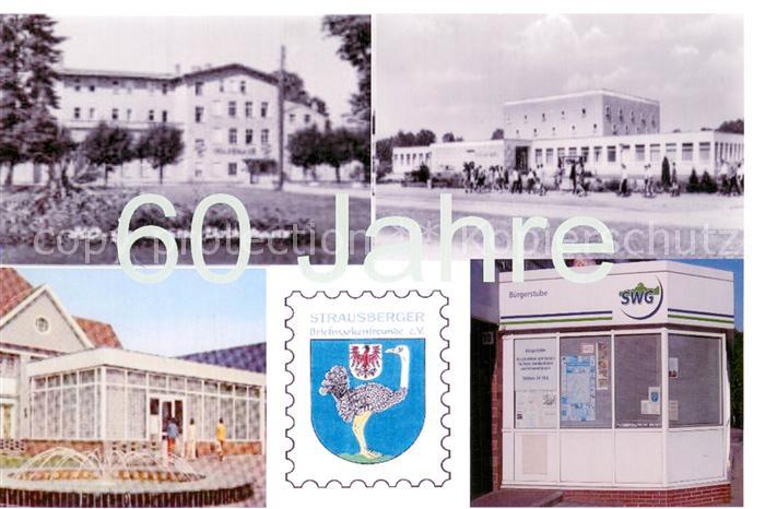 Strausberg Brandenburg Teilansichten Briefmarke Buergerstube