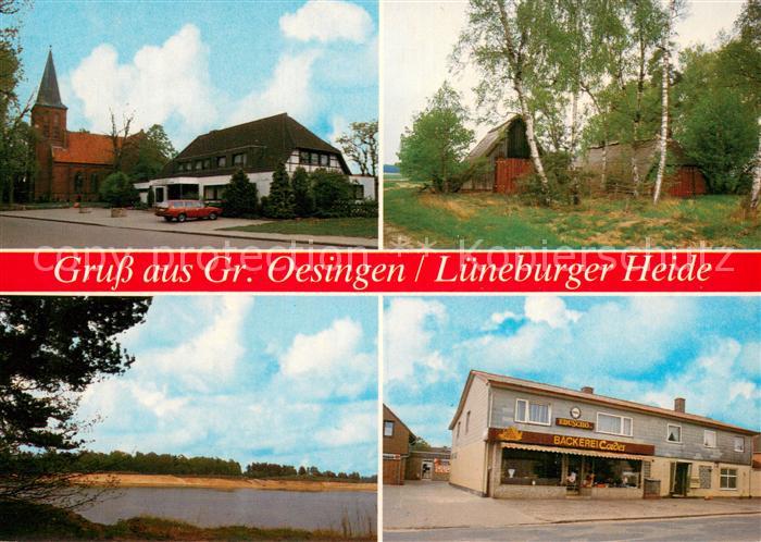 Gross Oesingen Kirche Baeckerei Ernst Cordes Lueneburger Heidelandschaft