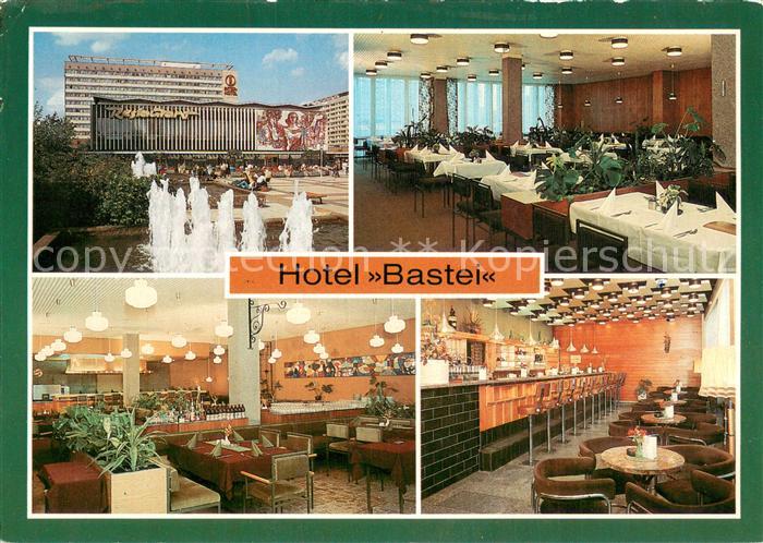 DRESDEN Elbe Interhotel Bastei Wasserspiele Restaurant Bastei Grill Tagesbar