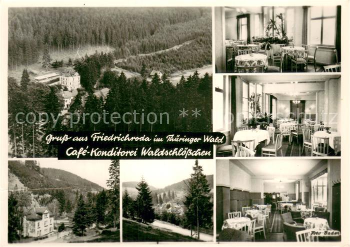 Friedrichroda Cafe Konditorei Waldschloesschen