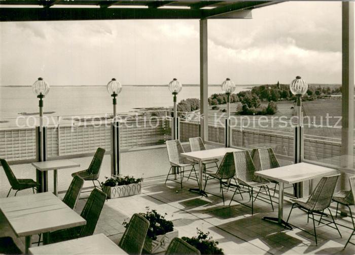 Klink Waren FDGB Urlaubersiedlung Voelkerfreundschaft Dachcafe Terrasse