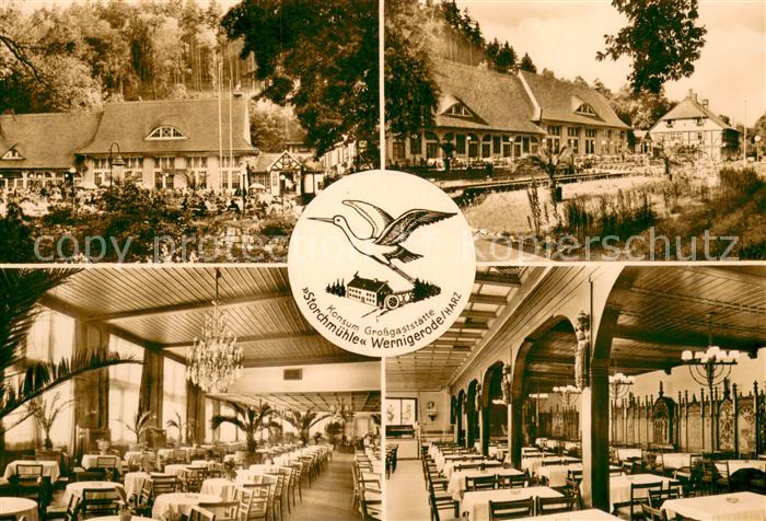 Wernigerode Harz Konsum Grossgaststaette Storchmuehle Gastraeume