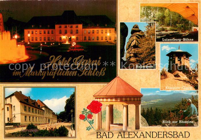 Bad Alexandersbad Hotel Garni im Markgraeflichen Schloss Haberstein Luisenburg B