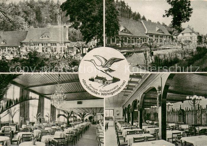 Wernigerode Harz Konsum Grossgaststaette Storchmuehle Gastraeume