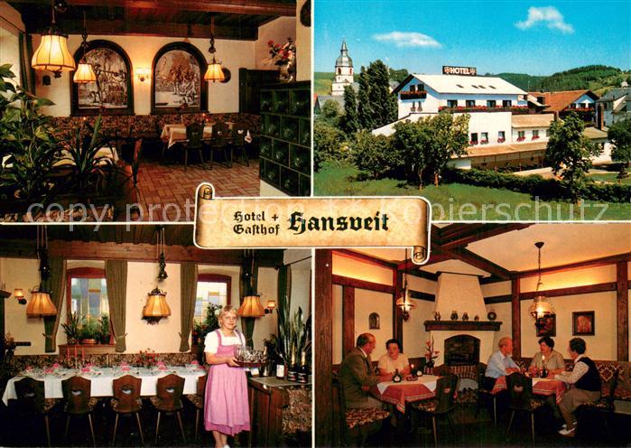Rothenkirchen Oberfranken Hotel Gasthof Hansveit Gastraeume
