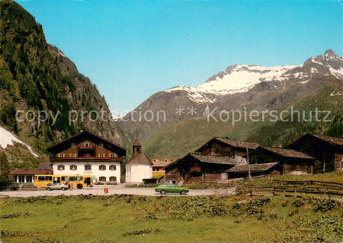 Matrei Osttirol Matreier Tauernhaus Felbertauernstrasse Roter Kogel und Dichter