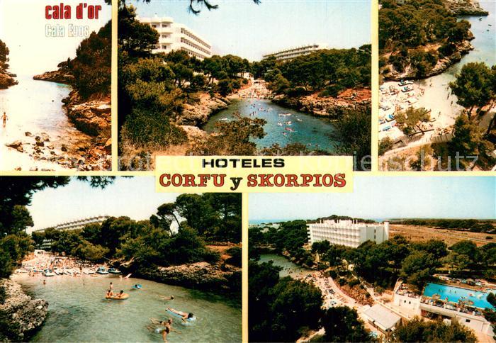 Cala d Or Hoteles Corfu y Skorpios Panorama Strand Pool