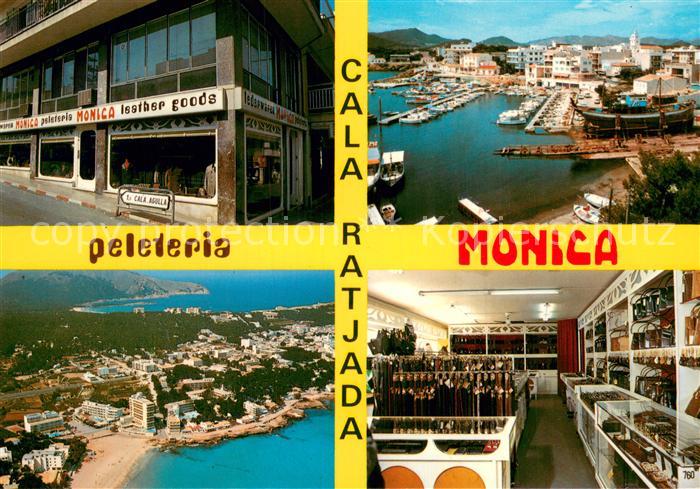 Cala Ratjada Mallorca Peleteria Monica Bootshafen Verkaufsraum