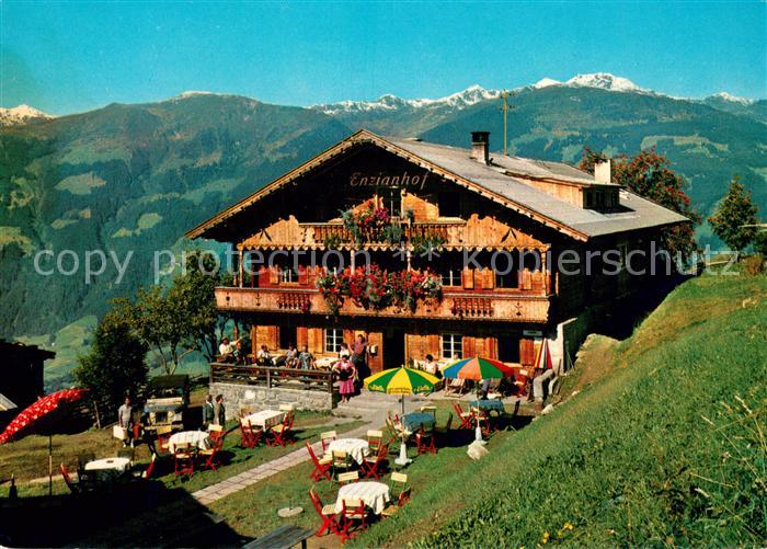 Zell Ziller Tirol Alpengasthof Enzianhof Panorama