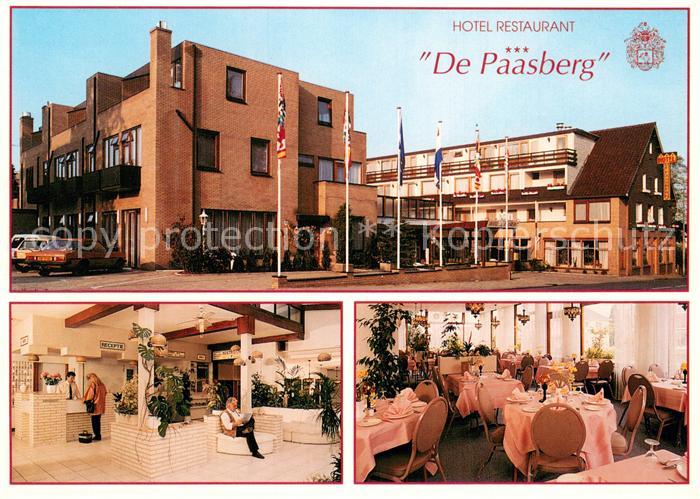 Ede Netherlands Hotel Restaurant De Paasberg Rezeption Gastraum
