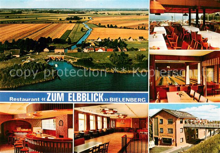Bielenberg Fliegeraufnahme Restaurant Zum Elbblick Gastraeume Bar Saal Terrasse