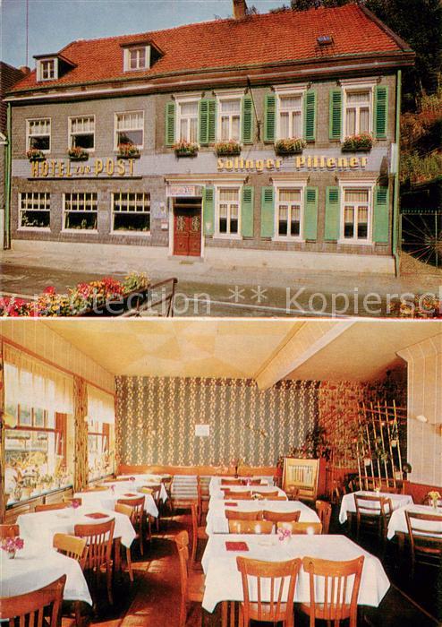 Burg Wupper Hotel zur Post Gastraum