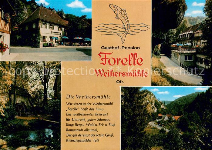 Weihersmuehle Weismain Gasthof Pension Forelle Panorama