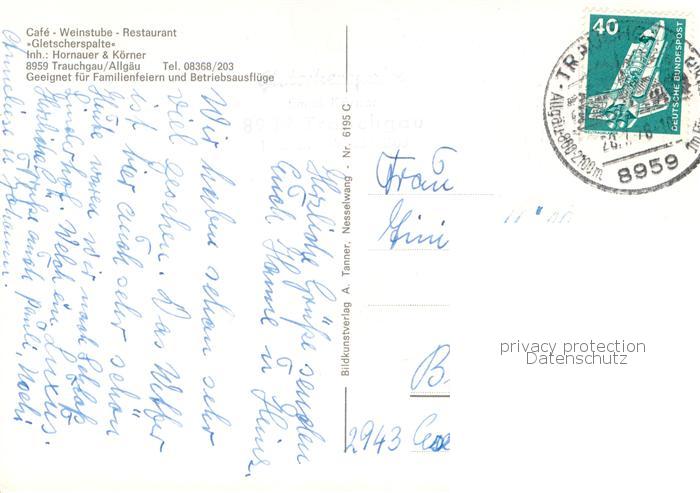 Trauchgau Cafe Weinhaus Gletscherspalte Schloss Neuschwanstein Poellatschlucht B – Bild 2