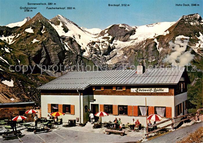 Matrei Osttirol Grossglockner Hochalpenstrasse Gaststaette Edelweiss Huette