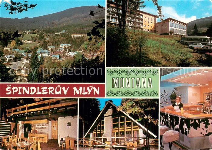 Spindleruv Mlyn Spindelmuehle Riesengebirge CZ Panorama Erholungsheim im Gebirge