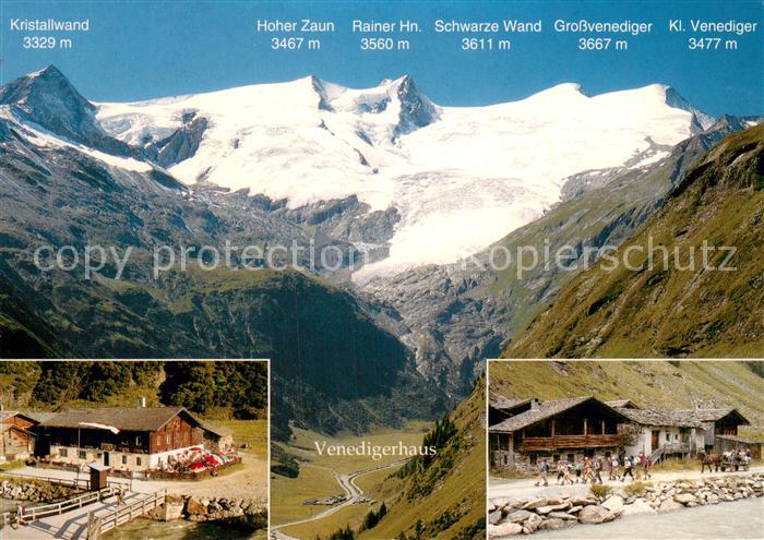 Matrei Osttirol Alpengasthof Venedigerhaus mit Alpenpanorama