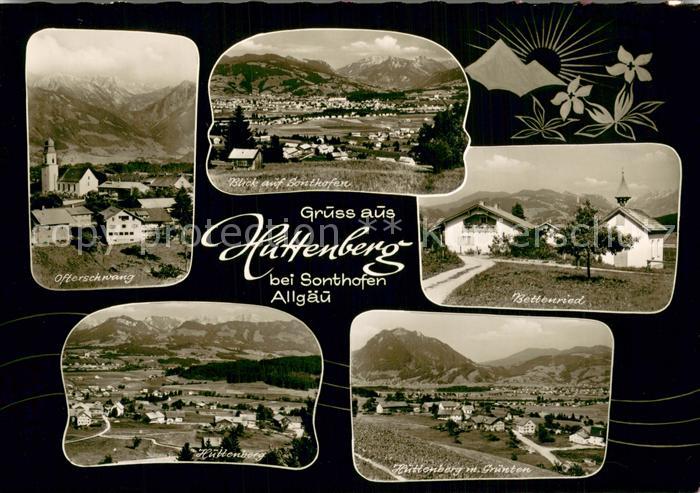 Huettenberg Ofterschwang Sonthofen Huettenbergblick Gruenten Bettenried