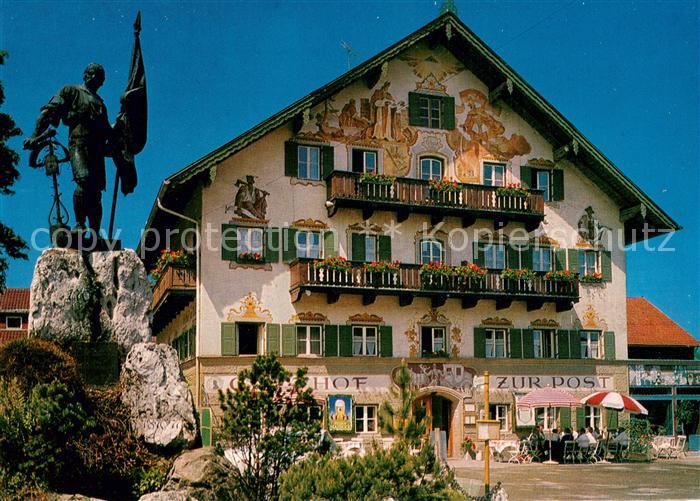 Kochel See Schmied von Kochel Denkmal Gasthof zur Post