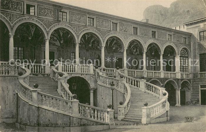 Monaco Palais de Monaco L’Escalier d’Honneur et la Galerie d Hercule