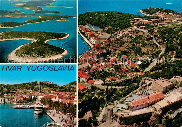 Hvar Croatia Fliegeraufnahmen Hafenpartie