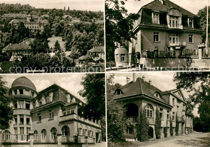 Bad Gottleuba-Berggiesshuebel Klinik Sanatorium Haus F6 Haus F7 Haus 1