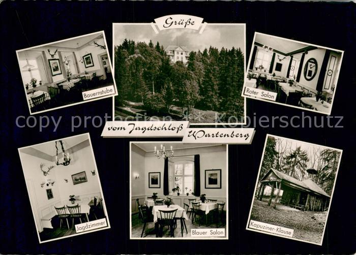 Geisingen Baden Restaurant Jagdschloss Wartenberg Bauernstube Roter Salon Jagdzi