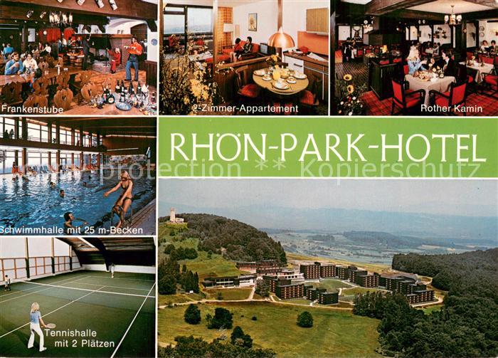 Roth Rhoen-Grabfeld Rhoen Park Hotel Frankenstube Zimmer Rother Kamin Tennishall