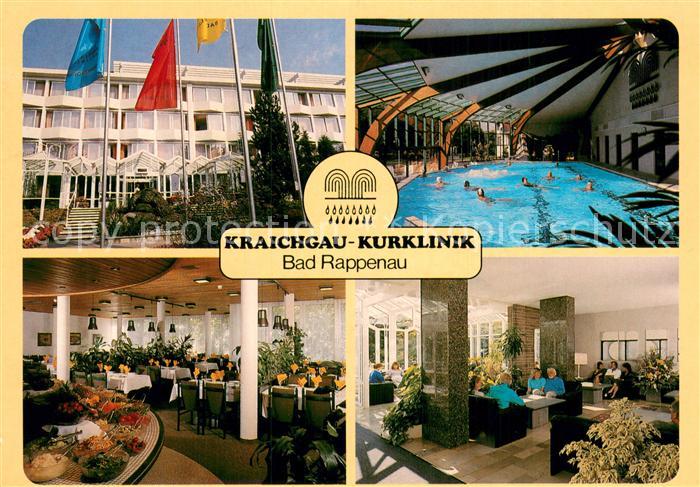 Bad Rappenau Kraichgau Kurklinik Hallenbad Gastraeume Foyer