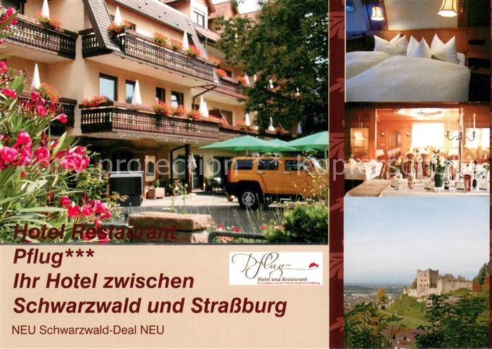 Oberkirch Baden Hotel Restaurant Pflug Zimmer Gaststube Burg