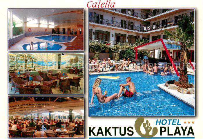 CALELLA de la Costa ES Hotel Kaktus Playa Hallen und Freibad Gastraeume